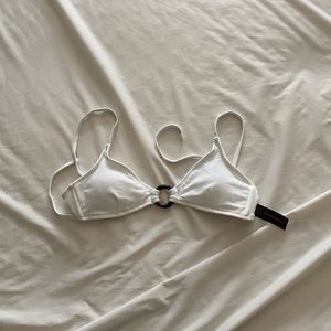 White adjustable bikini top *NWT